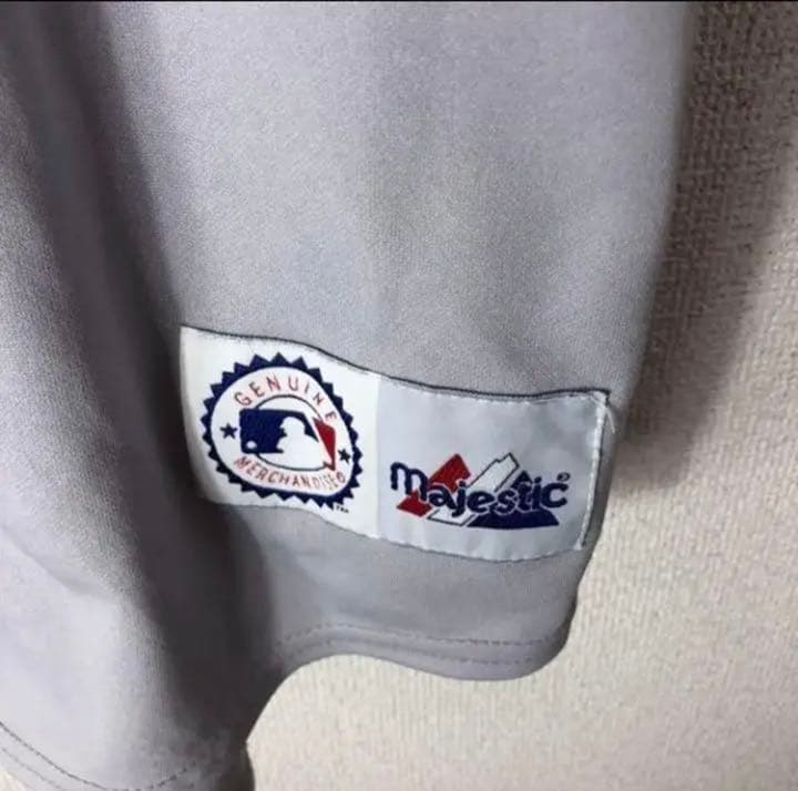 USA製 ニューヨークヤンキース MLB ベースボールシャツ ゲームシャツ.