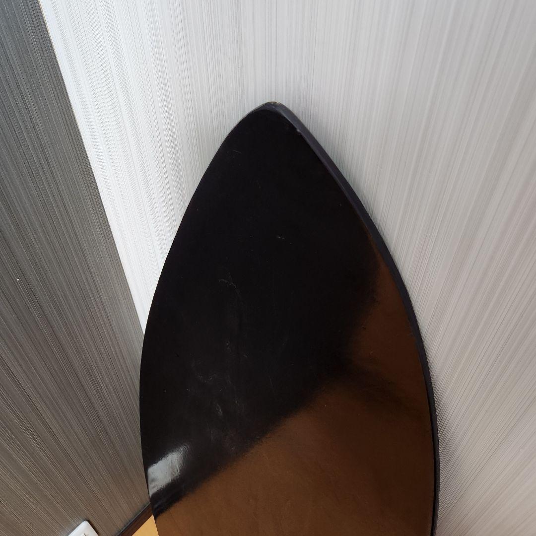 【オールブラック】スキムボード　木製 132cm × 52cm