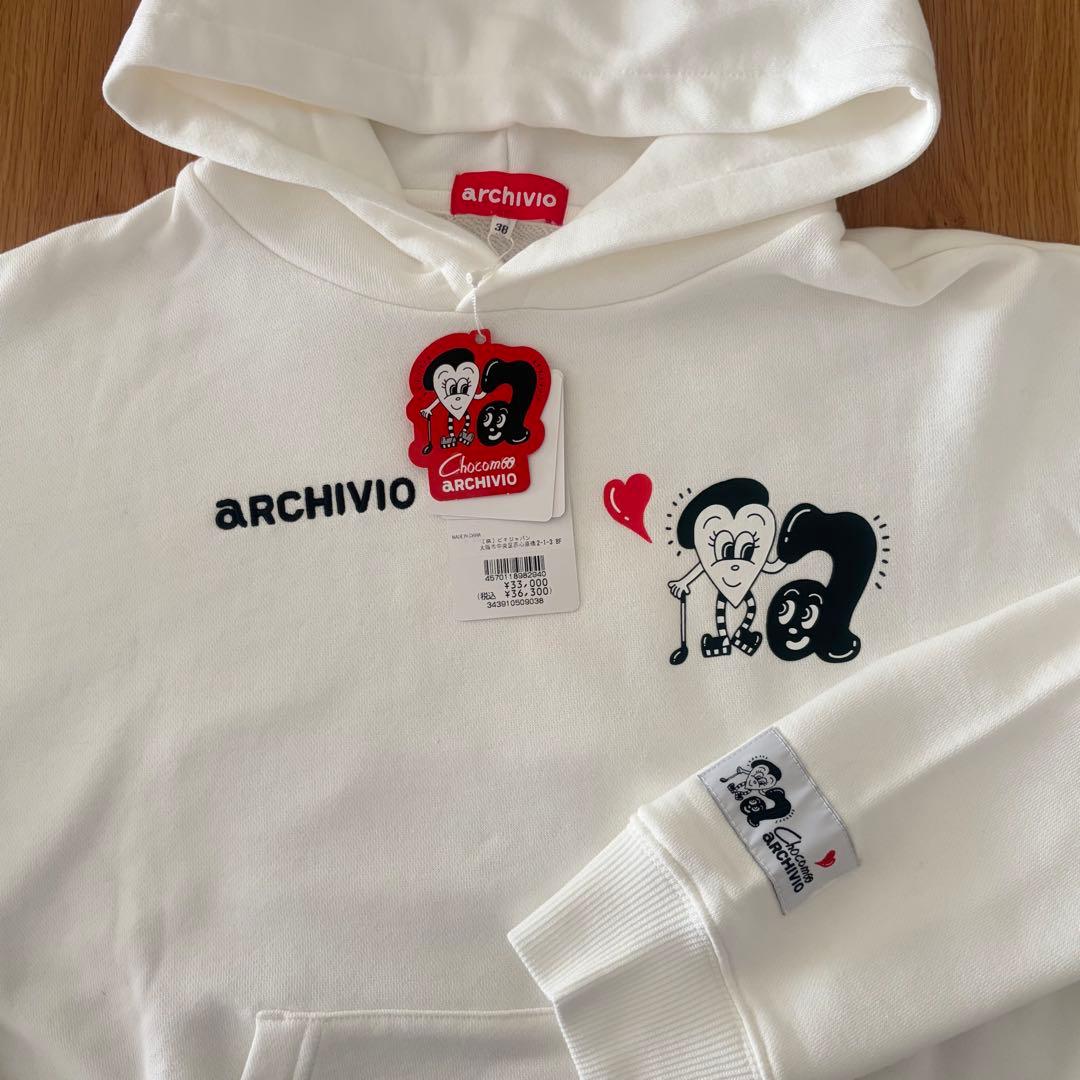 新品　ARCHIVIO Chocomoo コラボ パーカー　アルチビオ