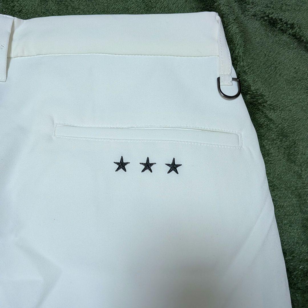 【新品】LUXEAKMPLUS サイドロゴスラックス XLサイズ ホワイト