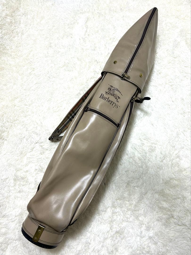 Burberrysバーバリー　ノバチェック　キャディバッグ ベージュ ゴルフ