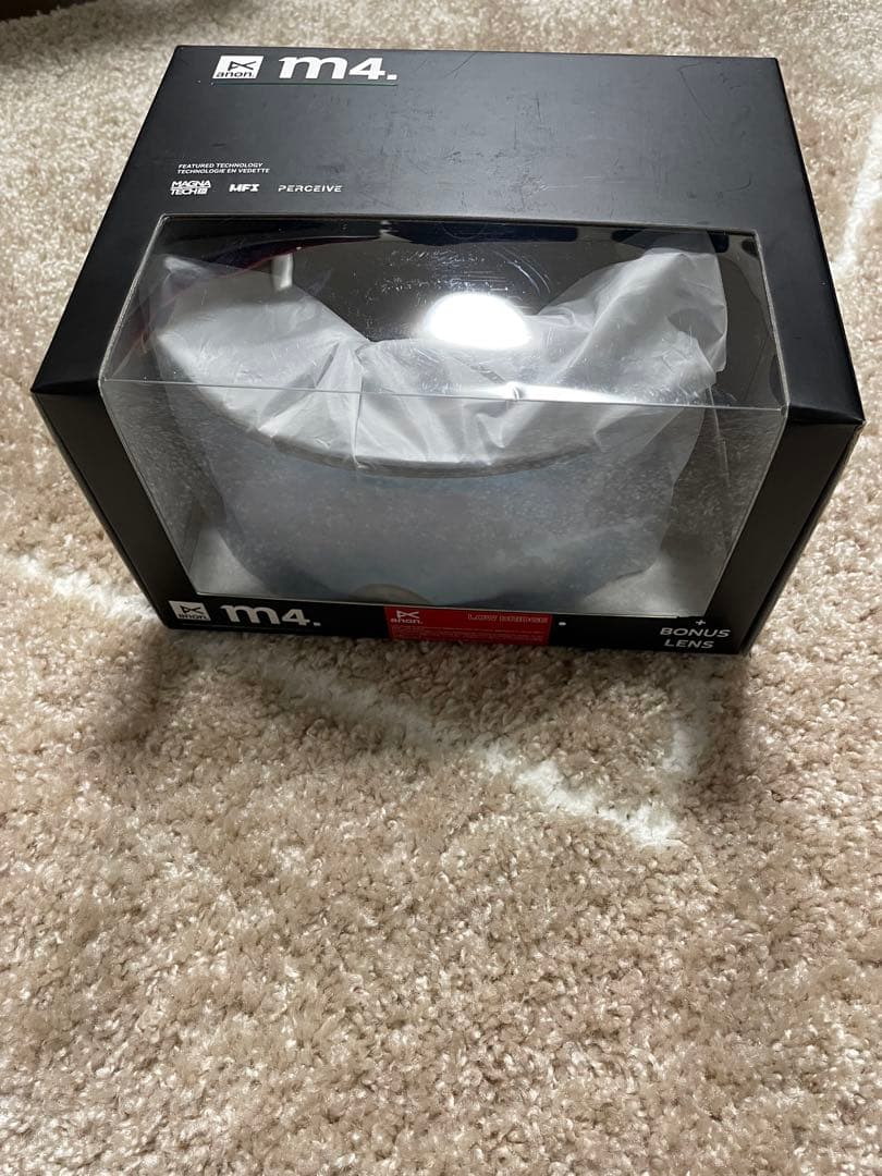 【未使用品・箱有】ANON M4ローブリッジフィット ゴーグル（シリンドリカル）