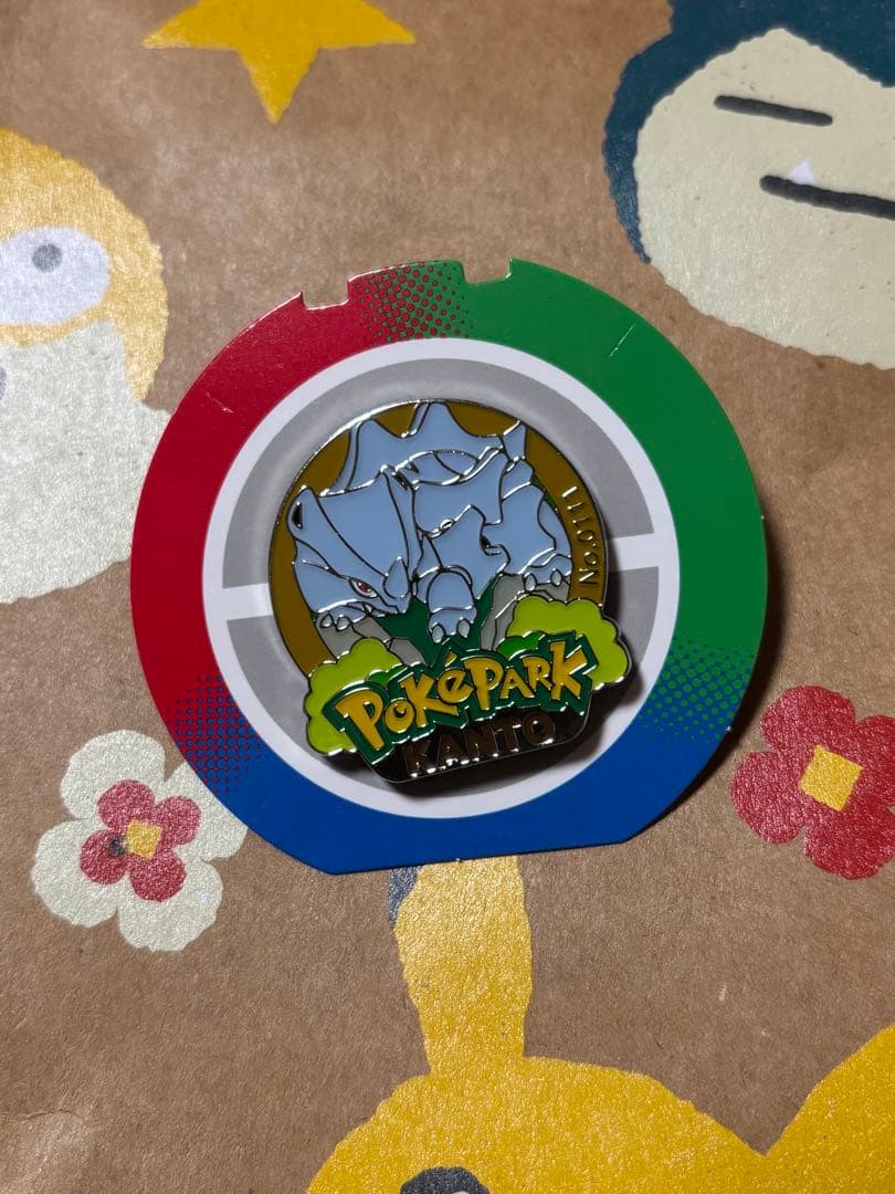ポケパークカントー　ピンバッジ　5つ　まとめ売り　ニドラン
