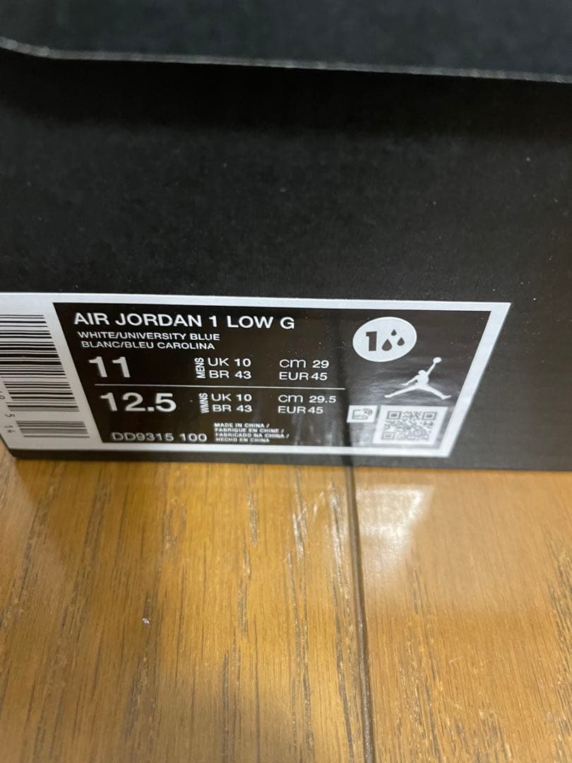 シューズ(男性用) Nike Air Jordan 1 Low Golf UNC 29.0cm