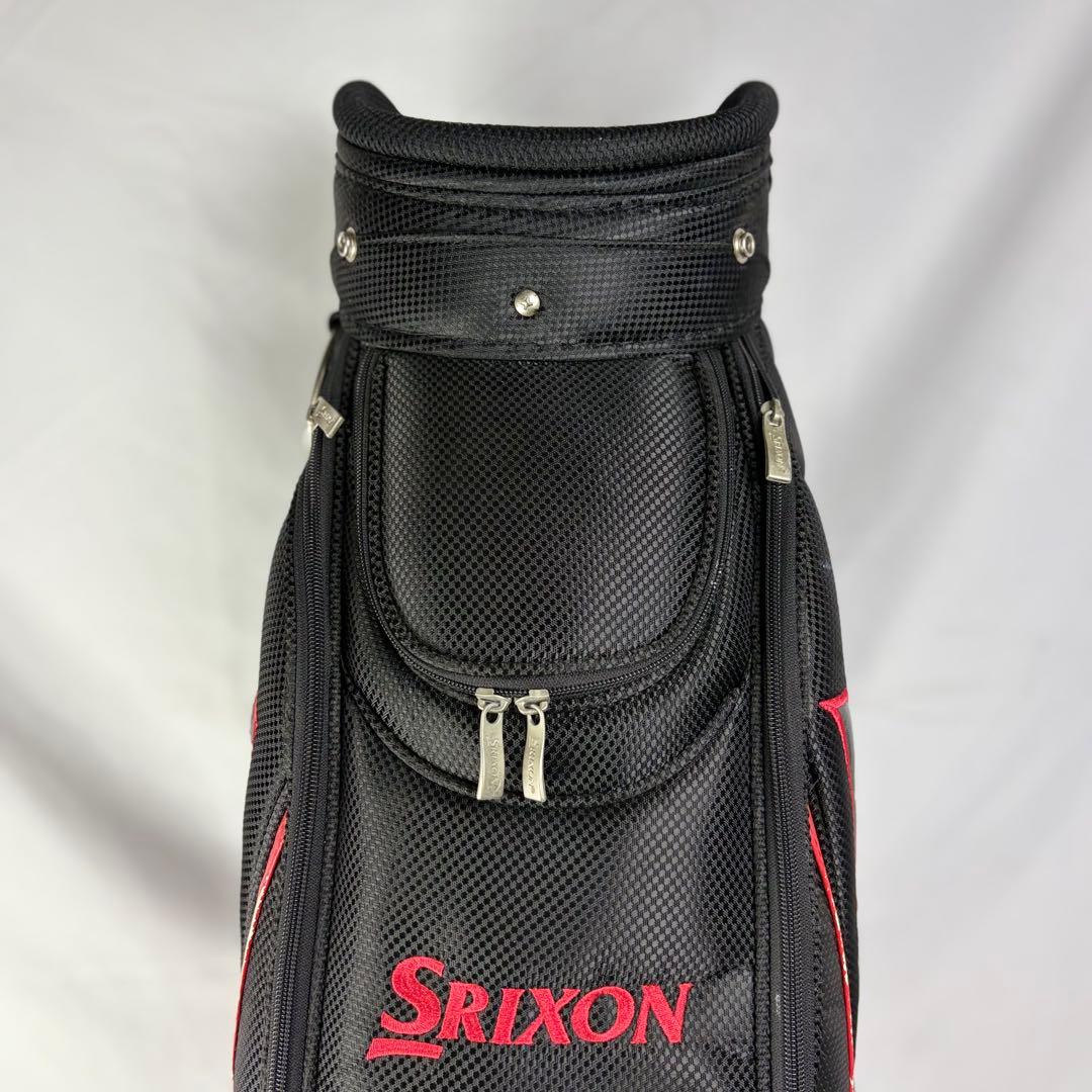 SRIXON スリクソン キャディバッグ ゴルフバッグ 5分割 赤黒