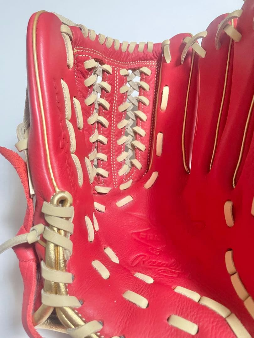 Rawlings 軟式グローブ 赤　オールラウンド