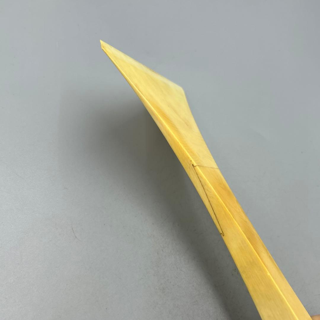 訳あり255ヴィンテージ　天然素材　三味線バチ 重約91g