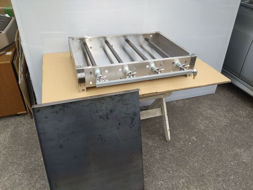 持手付 新品 ６ミリ鉄板 プロパン ガス グリドル 鉄板焼き器 お好み焼きそば