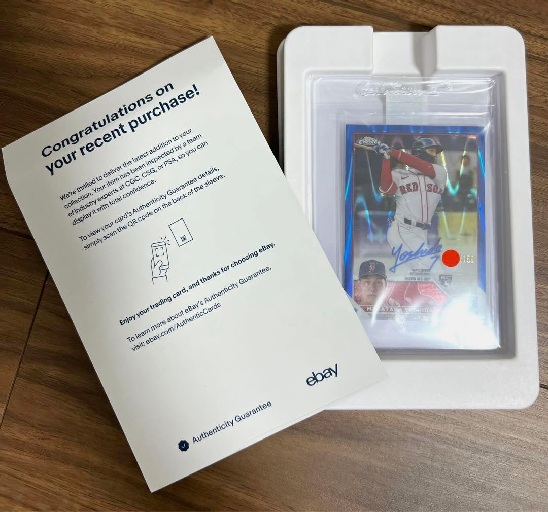吉田 正尚 topps rookie auto /150シリ ebay鑑定済