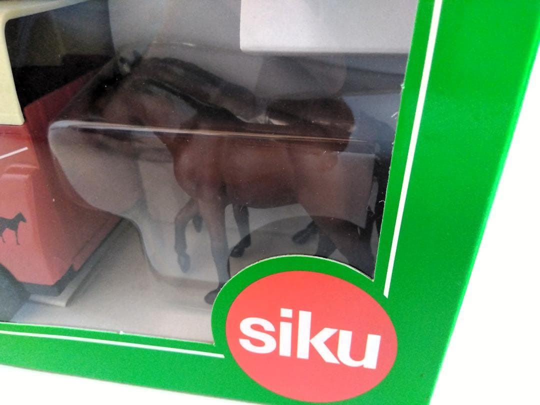 siku 1/32 ファーマー 3758 ランドローバー＋馬用トレーラー(馬付)