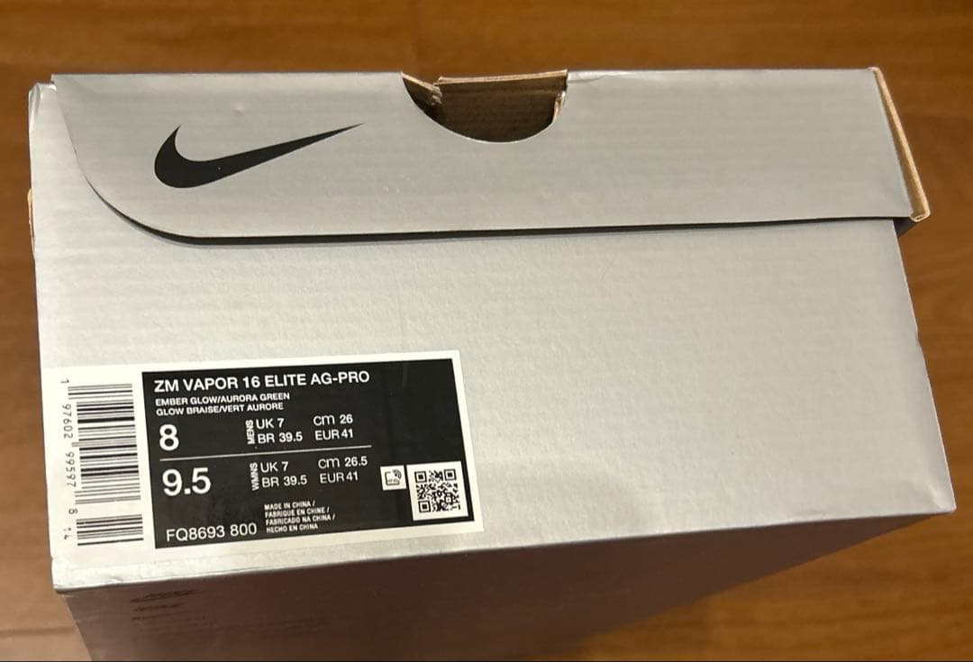 【美品】NIKE ZM MERCURIAL VAPOR16ELITE AG