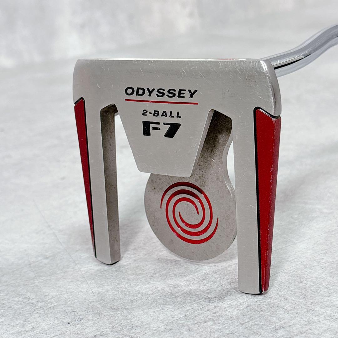 T358 ODYSSEY 2-BALL F7 ツノ型 パター メンズ ゴルフ