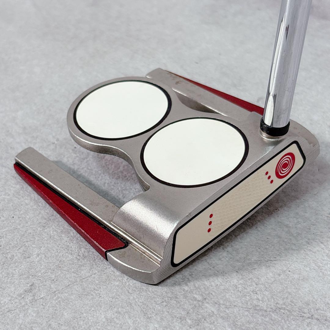 T358 ODYSSEY 2-BALL F7 ツノ型 パター メンズ ゴルフ