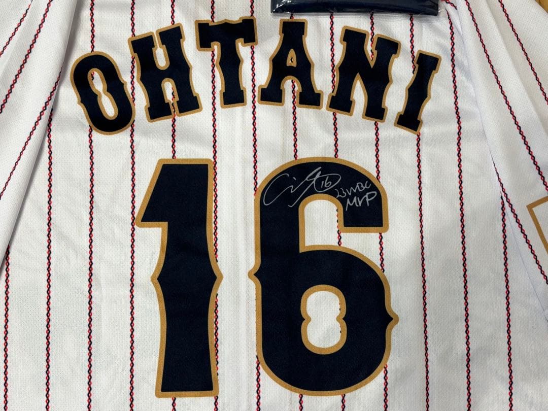⭐一点限定セット⭐大谷翔平 WBC日本代表ホームユニフォーム全選手プリントサイン
