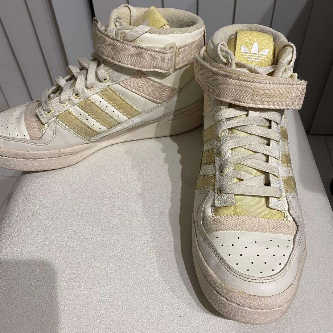 アディダス adidas フォーラム ミッド パーレイ 白 28 オフホワイト