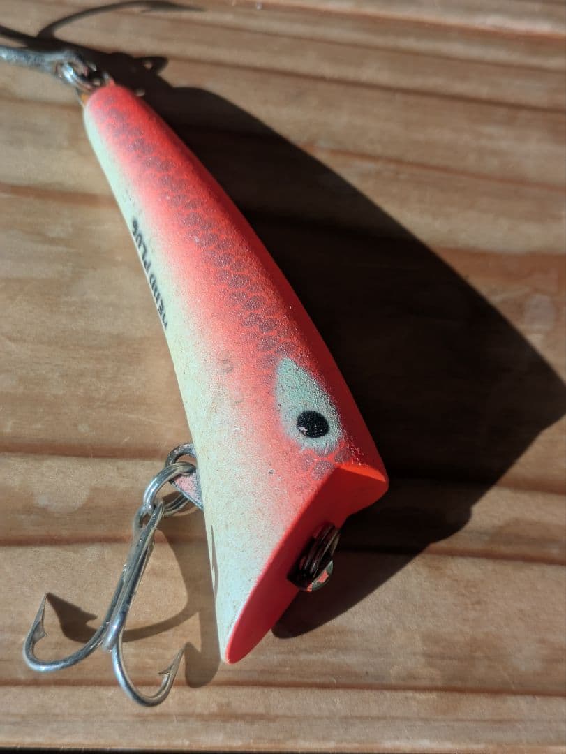 HEDDON HEDD PLUG ヘドン ヘッドプラグ ピンク・オレンジ蛍光