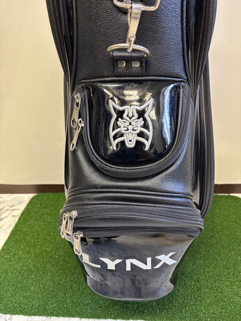 【美品】LYNX SILVER CAT ゴルフバッグ・キャディバッグ