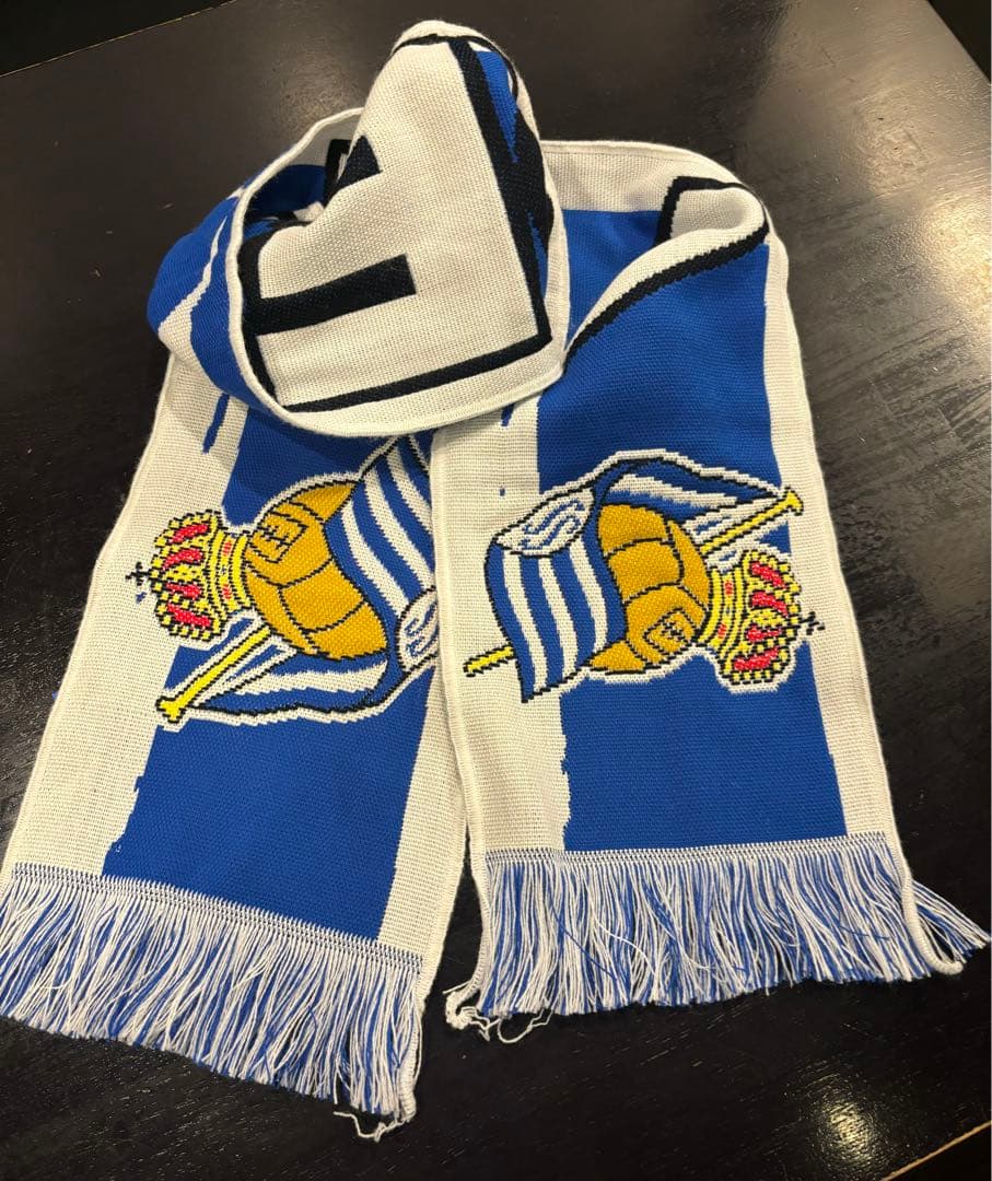 【正規品】❶ レアルソシエダ タオル マフラー 久保建英　＋おまけ