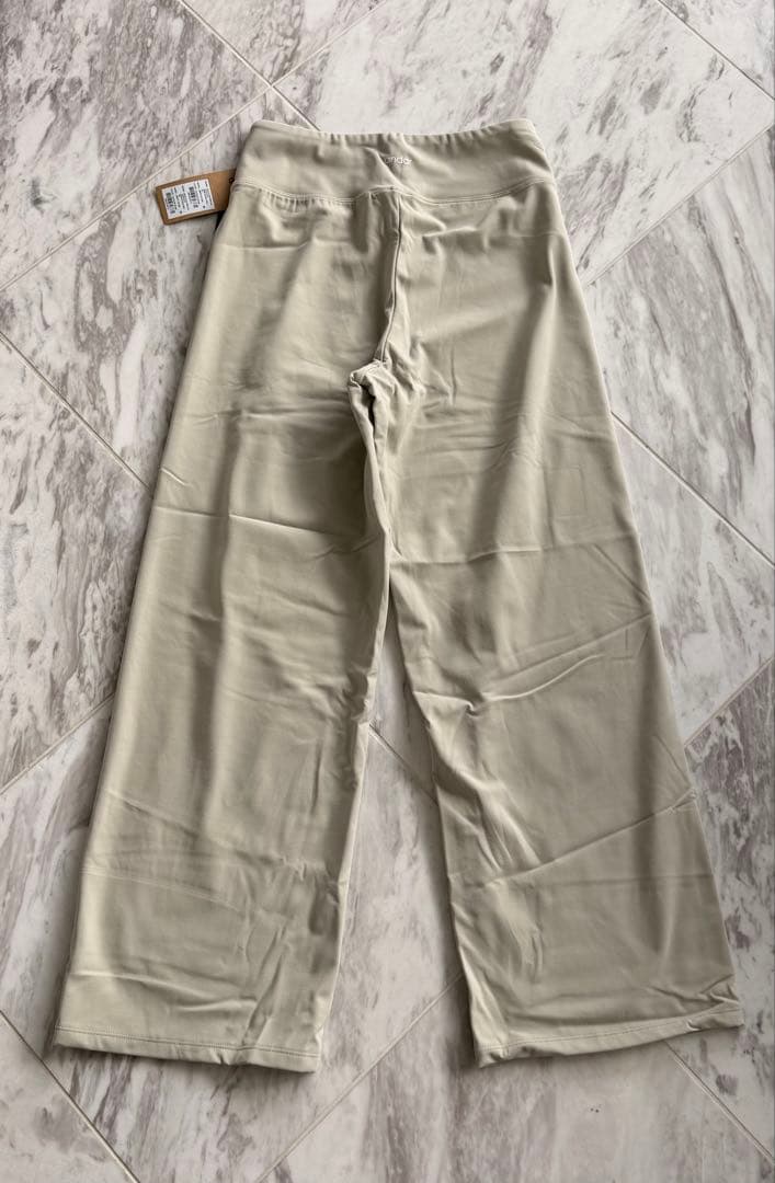 andar Airywin 裏起毛ワイドレギンス ショーM オートミール