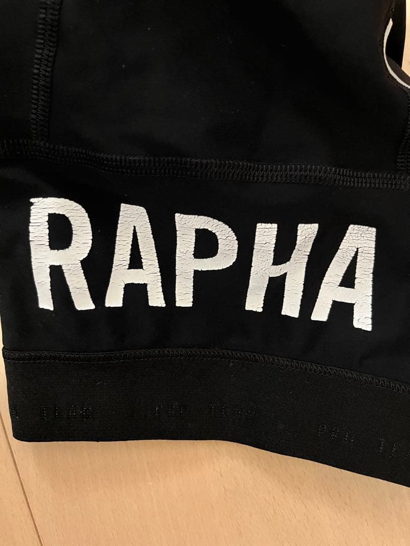 RAPHA ビブショーツ　ホワイト/ブラック