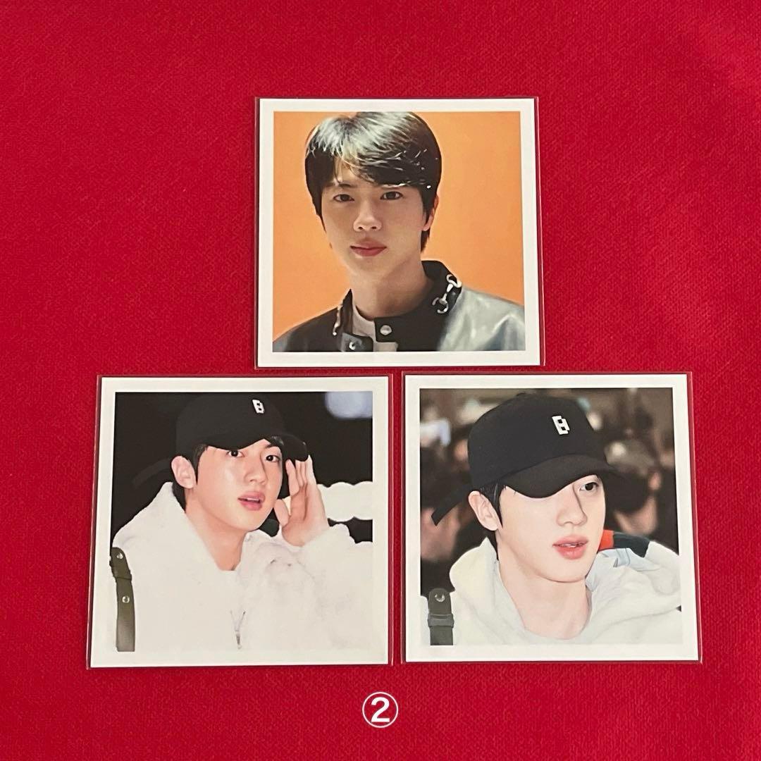 BTS ロングステッカー・ブックマーク・ホログラム両面フォトカード♡Jin