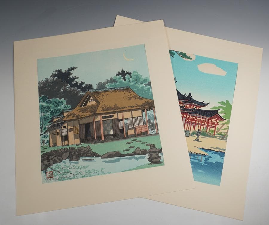木版画家 徳力富吉郎 京の四季 十二景 木版画集 81/100