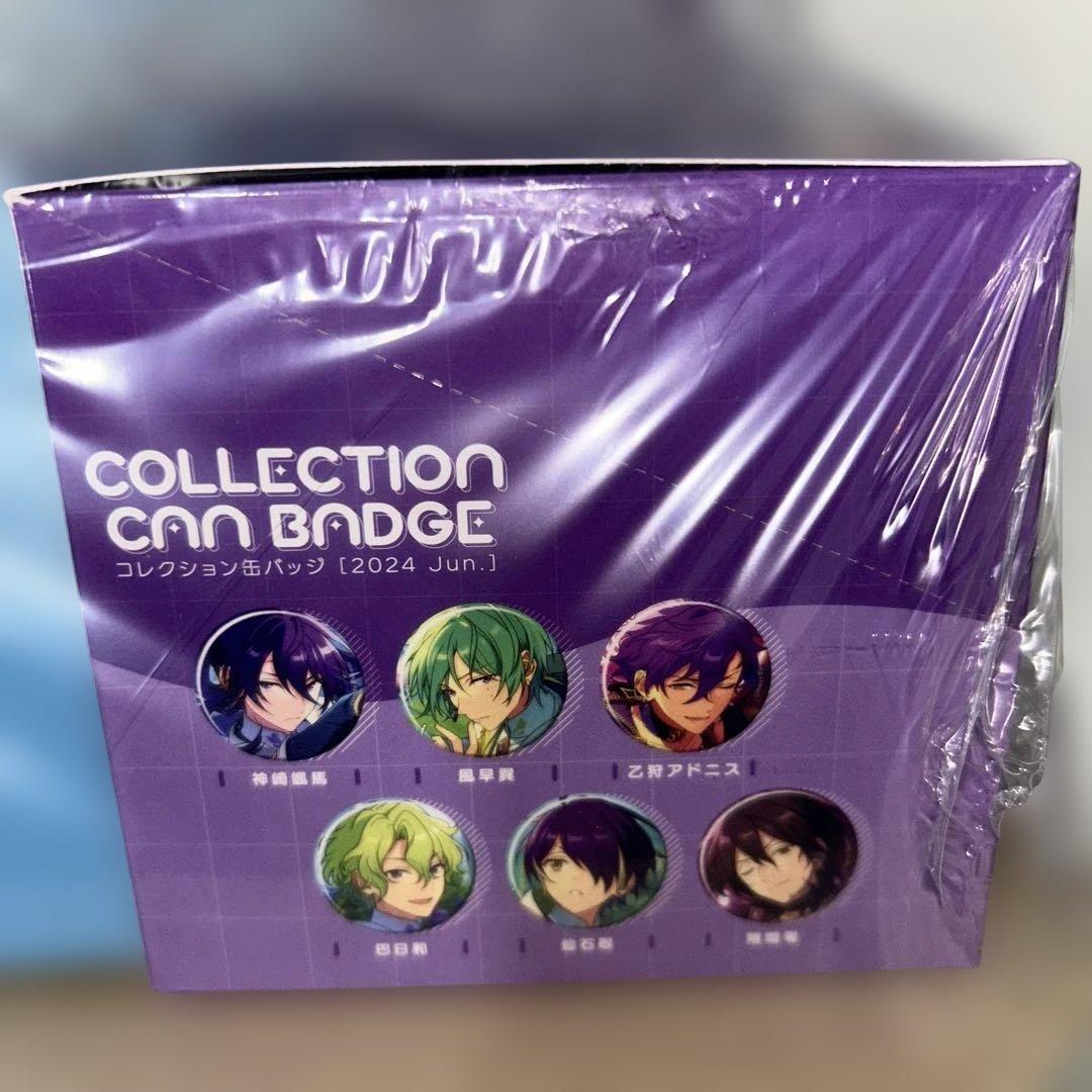 【新品未開封】あんスタ コレクション缶バッジ 2024 Jun. BOX 特典付