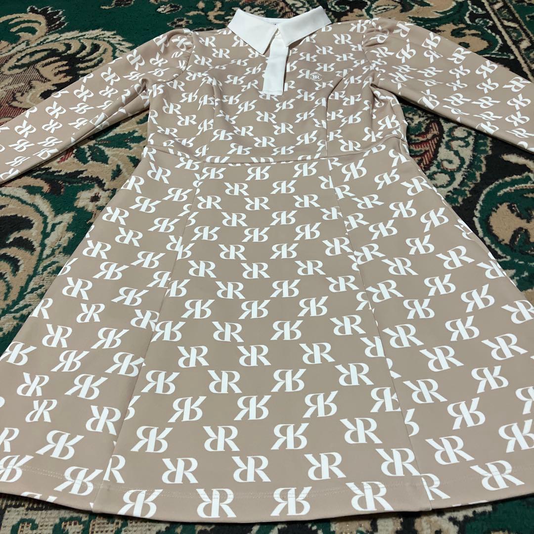 美品　リエンダゴルフ　ワンピース　総ロゴ