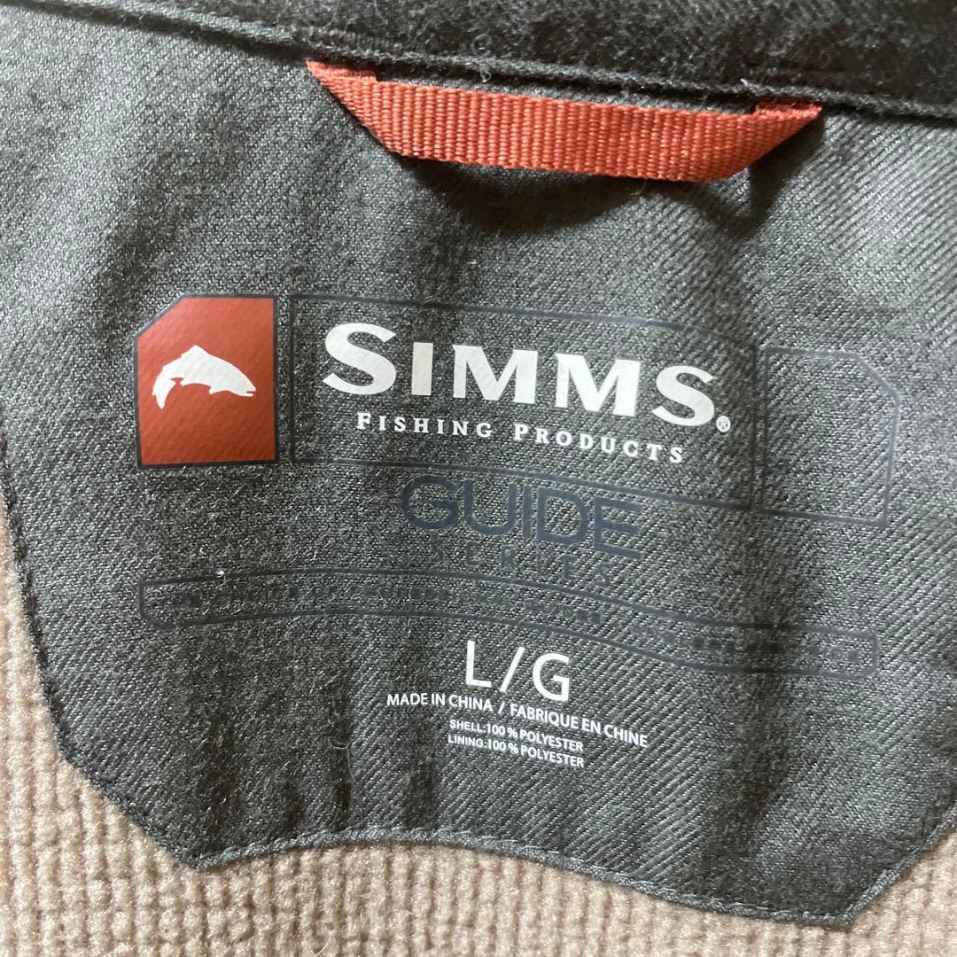 SIMMS シムス長袖防寒シャツ　サイズL(jpn XL)