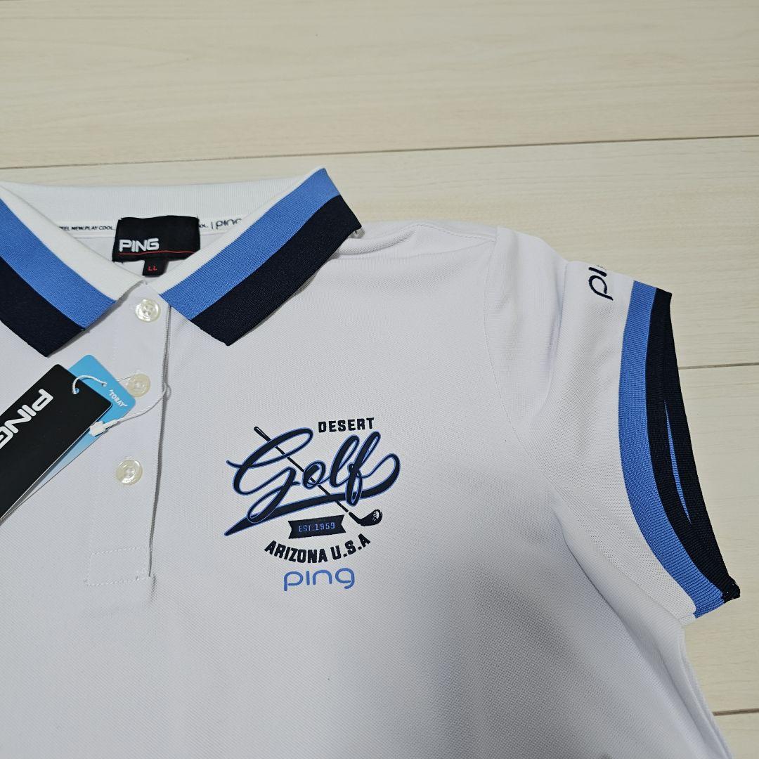 新品 希少【LL】PING ゴルフウェア レディース セットアップ 春夏 上下