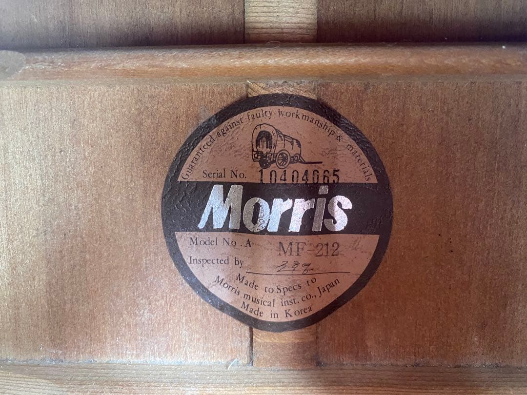 MORRIS MF-212 アコースティックギター　中古品