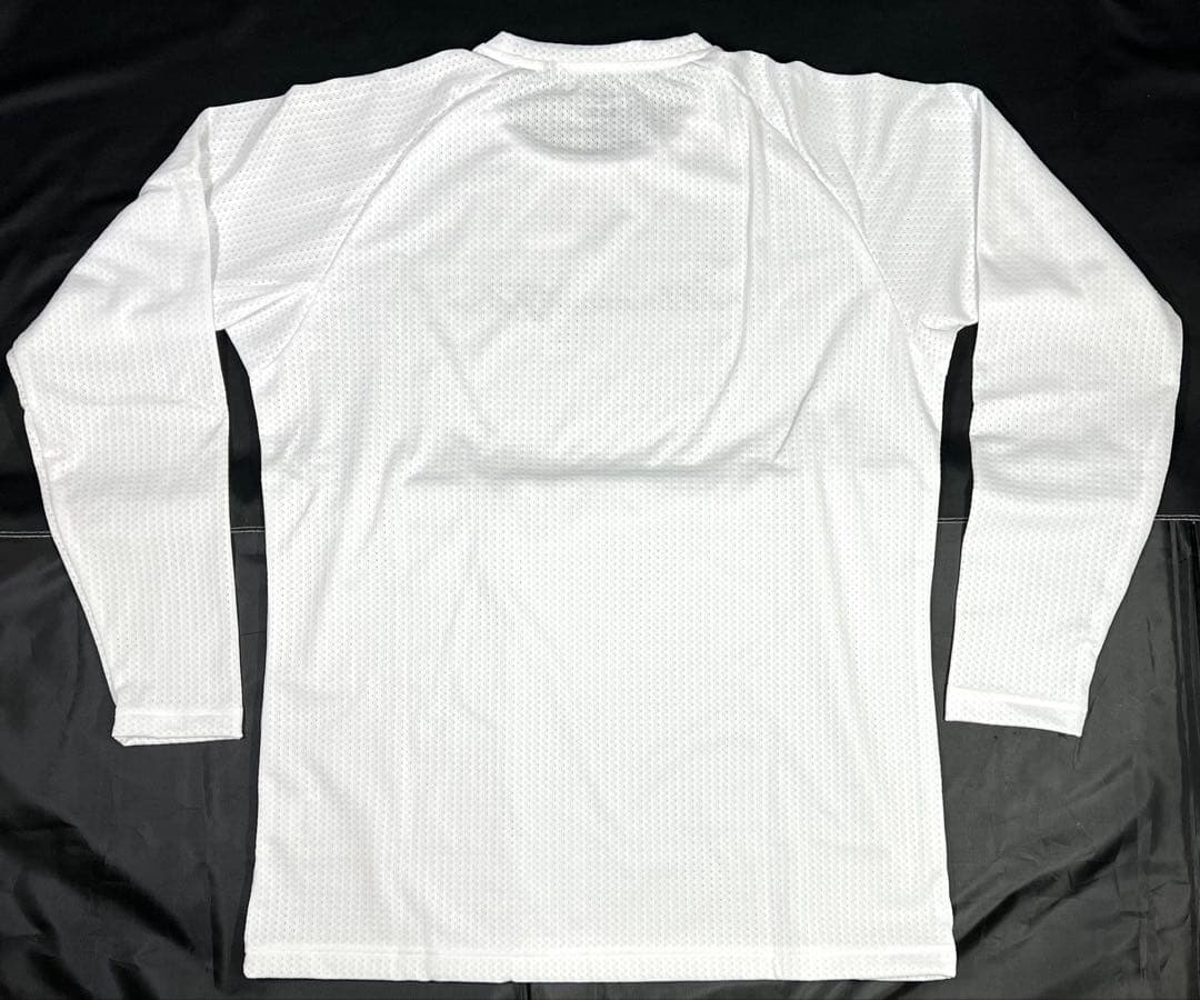 【ミズノプロ】 KUGEKI ロングTシャツ ホワイト XO 12JABT76