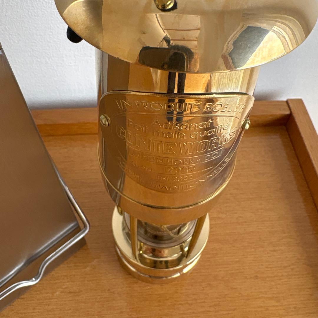 マイナーズランプCONTE WORKS 真鍮Lサイズ新品未使用