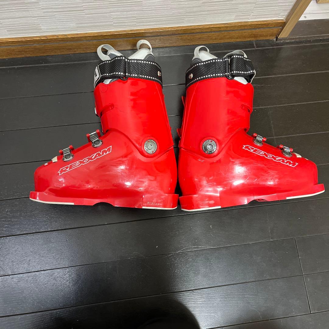 【期間限定お値下げ】REXXAM スキー用ブーツ 赤　23.0センチ