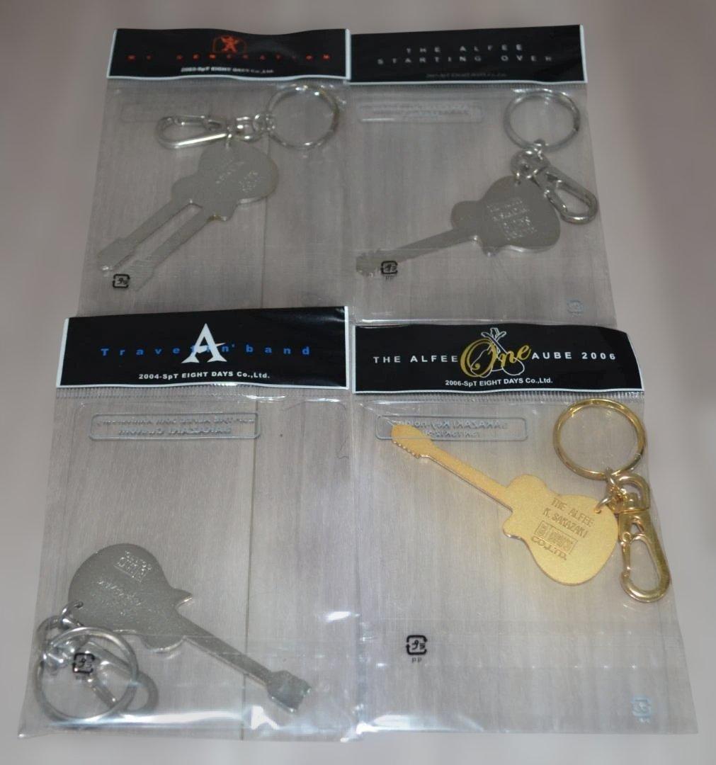 THE ALFEE 坂崎幸之助 ギターキーホルダー 4点セット