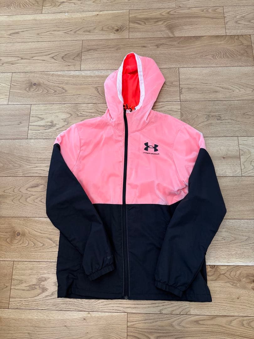 UNDER ARMOUR ジャージ上下セット ピンク/黒