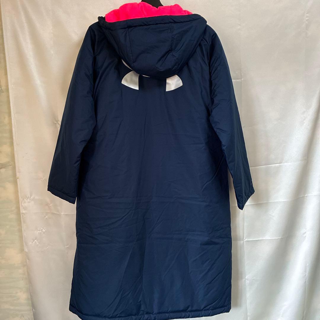早い者勝ち Under Armour ベンチコート YXL ネイビー/ピンク