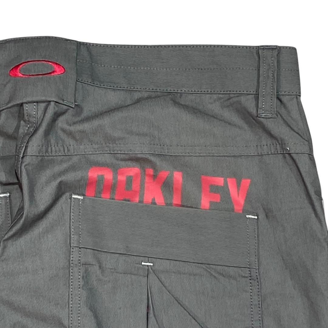OAKLEY オークリー ロングパンツ 34 グレー ゴルフ メンズ