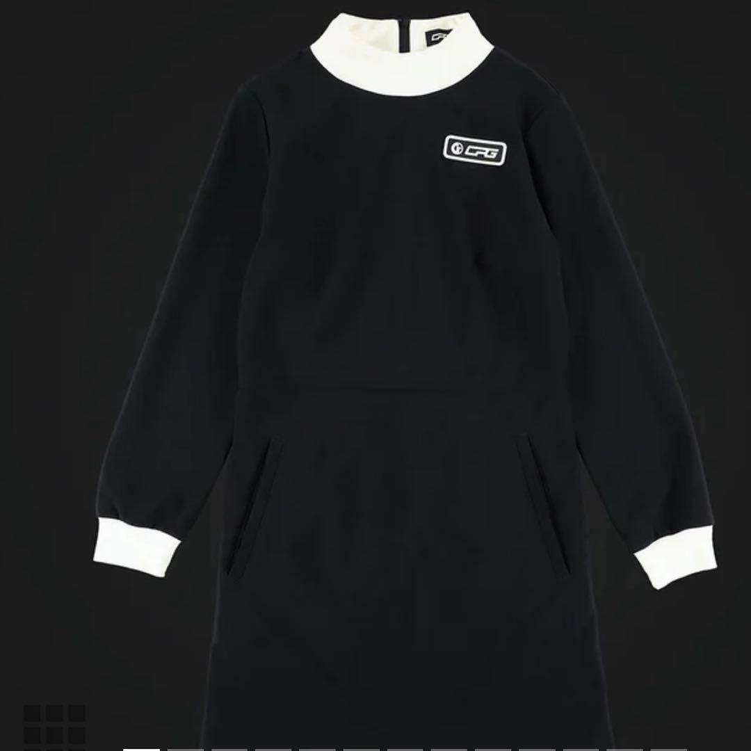 CPGチェーンロゴグラフィカルワンピース Ｌ新品