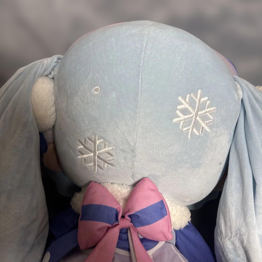 雪ミク2023 どでかふわふわぬいぐるみ　ラスト