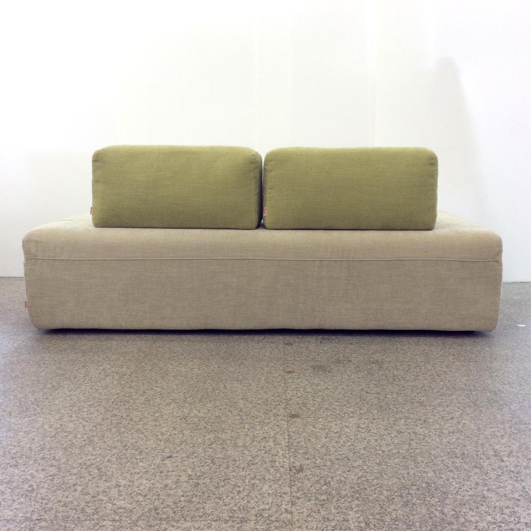 Meuble モーブル アイランドソファ ベージュ✕グリーン