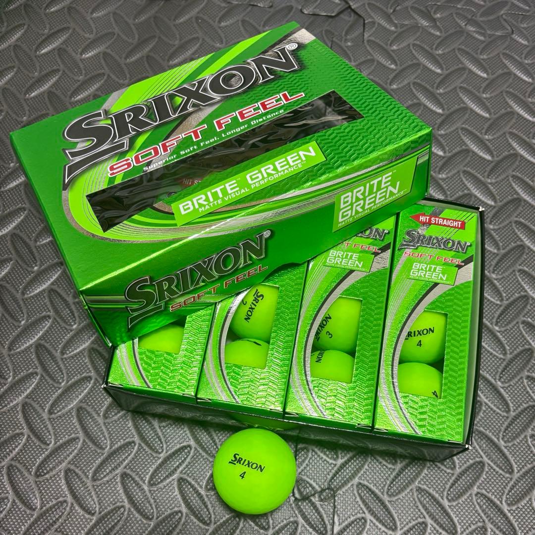 SRIXON SOFTFEEL グリーン 3箱セット