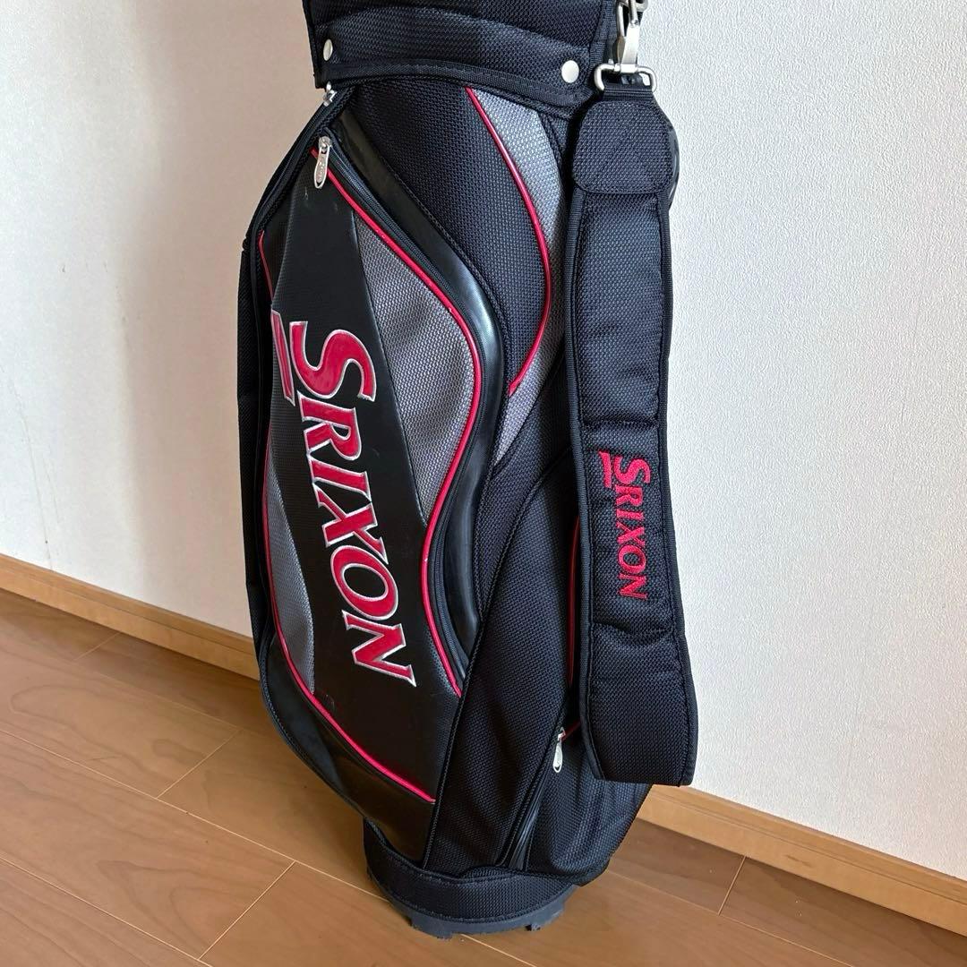 SRIXON スリクソン 軽量キャディバッグ フード付き 8.5型/5分割 黒