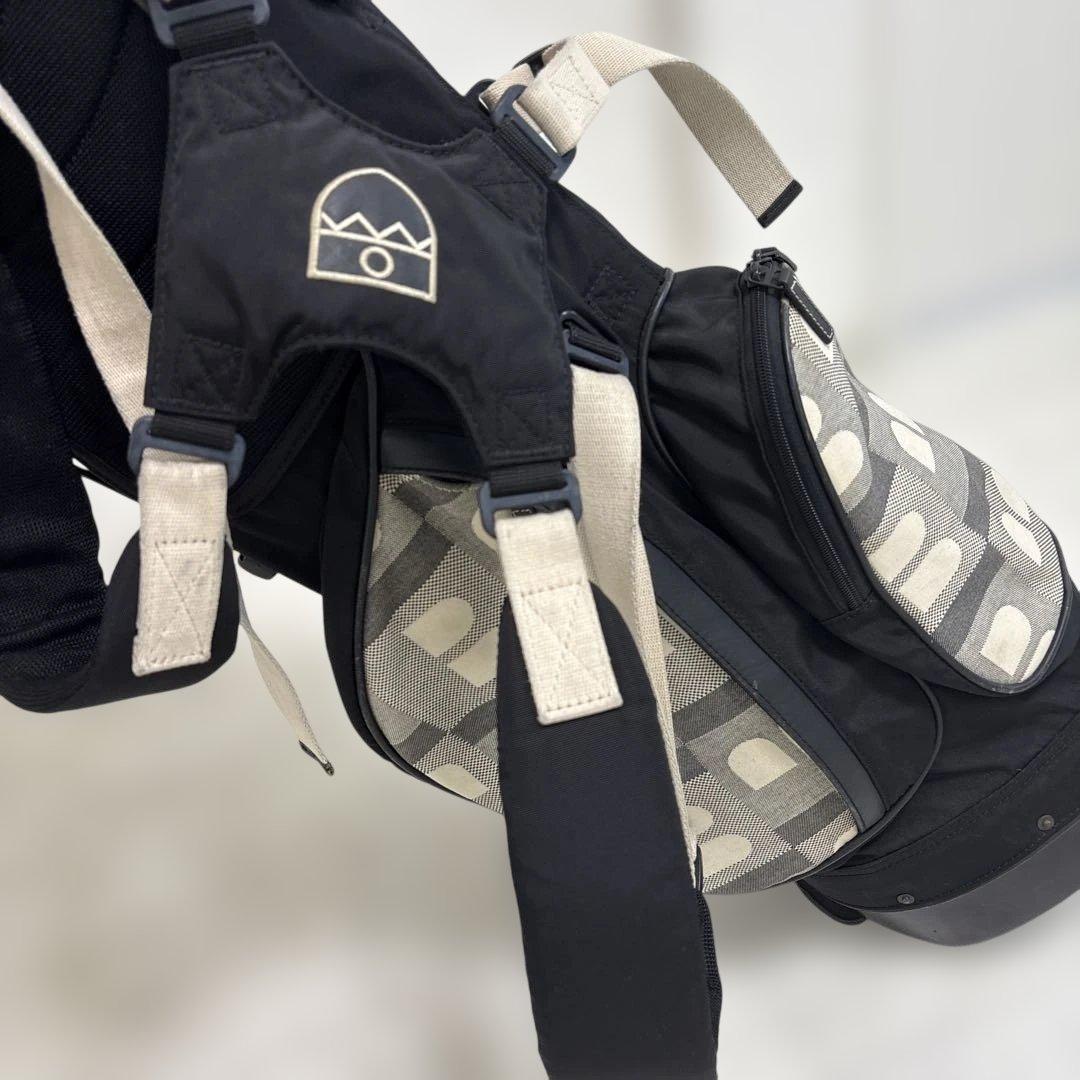 BALLY GOLF 8.5型スリム スタンドキャディバッグ ブラック/グレー
