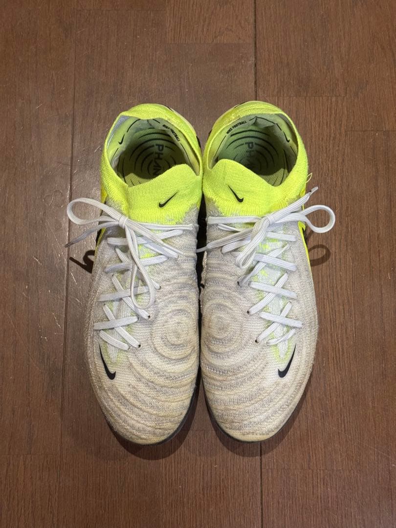 ※マリ〜→Nike サッカーシューズ ホワイト/イエロー
