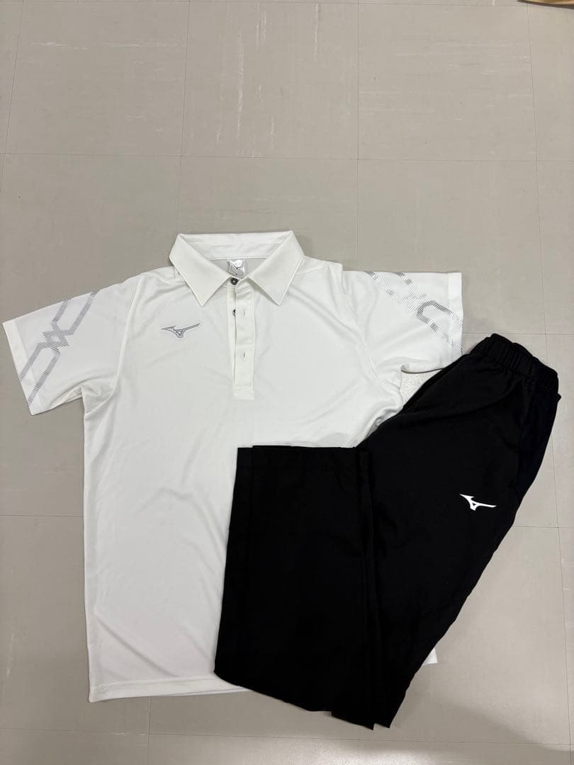 ミズノ MIZUNO ポロシャツ 上下セットM