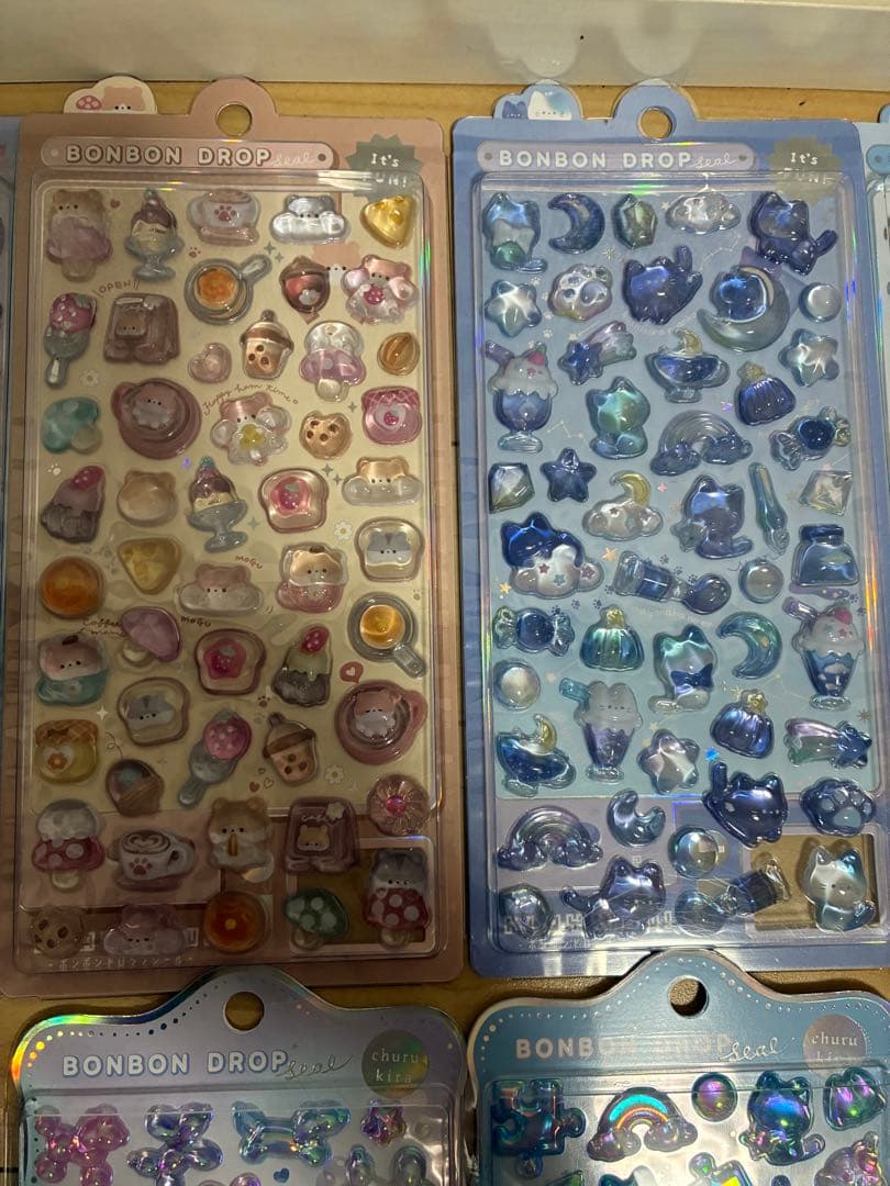 【お買い得価格】ボンボンドロップシール うるちゅるポップシールまとめ売り30枚