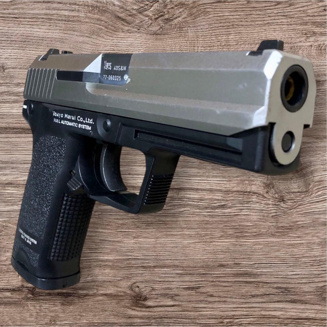 東京マルイ H&K USP シルバースライド ASGK電動ハンドガン　フルセット