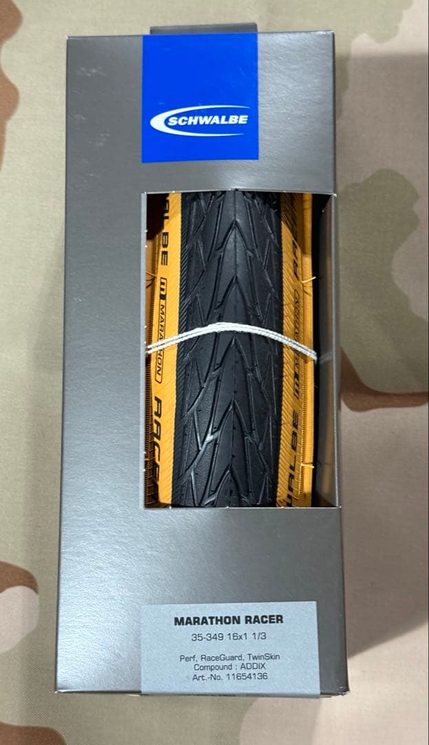 SCHWALBE Marathon Racer タンウォールbrompton