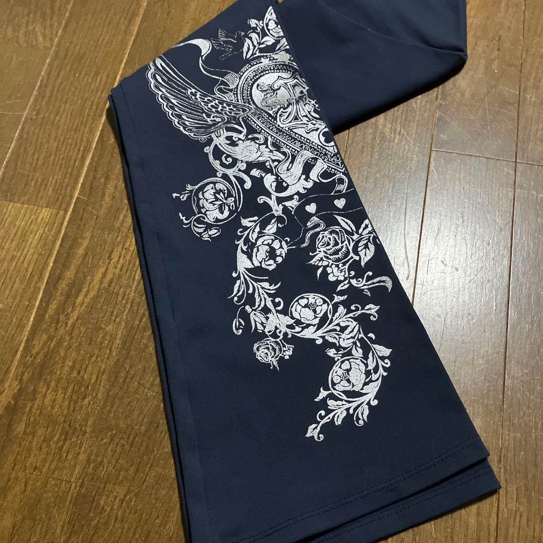 【美品】GB 花柄プリント ヨガパンツ 濃紺